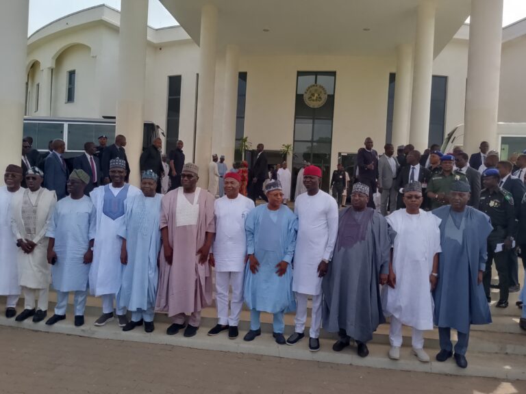 APC governors visit Buhari in Kaduna, say party growing stronger